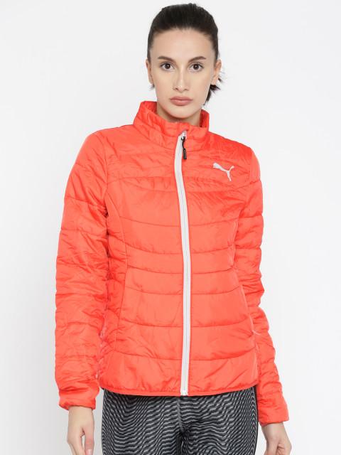 Puma Women Coral Orange PWRWarm X packLITE 600 Down W Padded Jacket